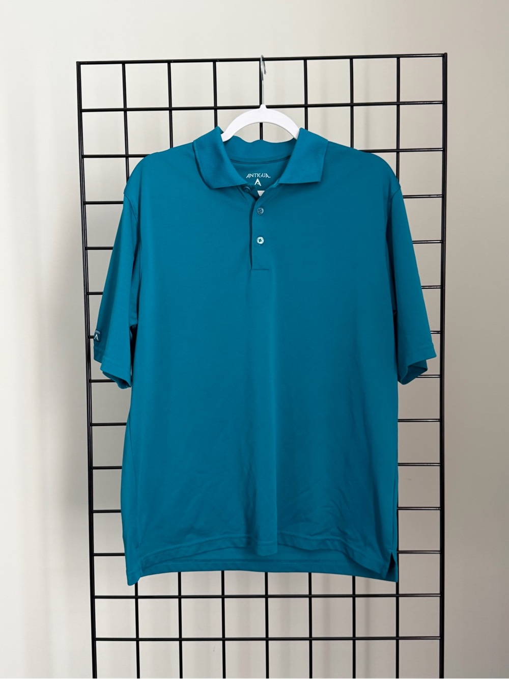 Antigua Men's Teal Performance Polo